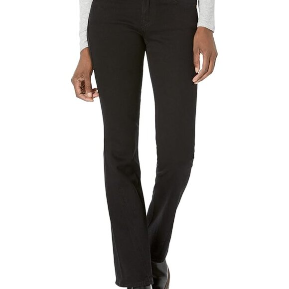 NWT True Religion Joey Mid Rise Flare Jean in Black Rinse - Picture 1 of 10